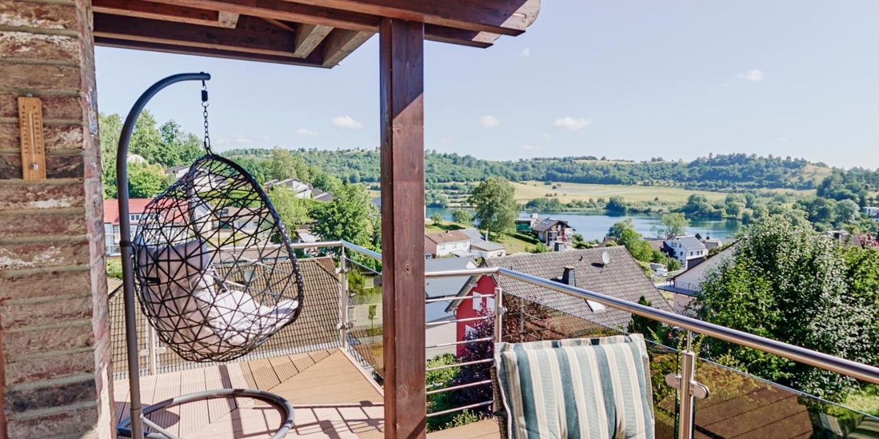 Ferienwohnung Seeblick Schalkenmehren Esterno foto