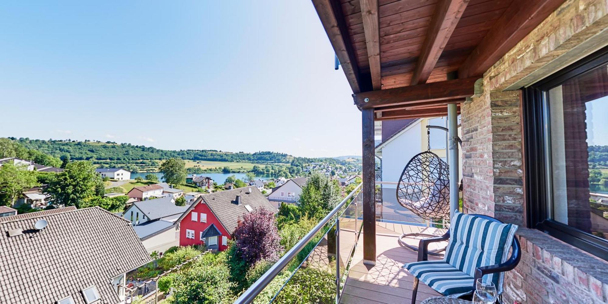 Ferienwohnung Seeblick Schalkenmehren Esterno foto