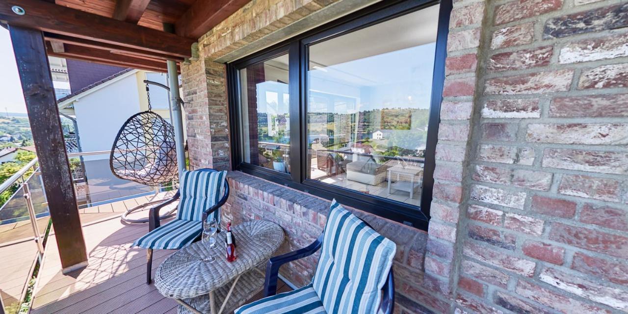 Ferienwohnung Seeblick Schalkenmehren Esterno foto